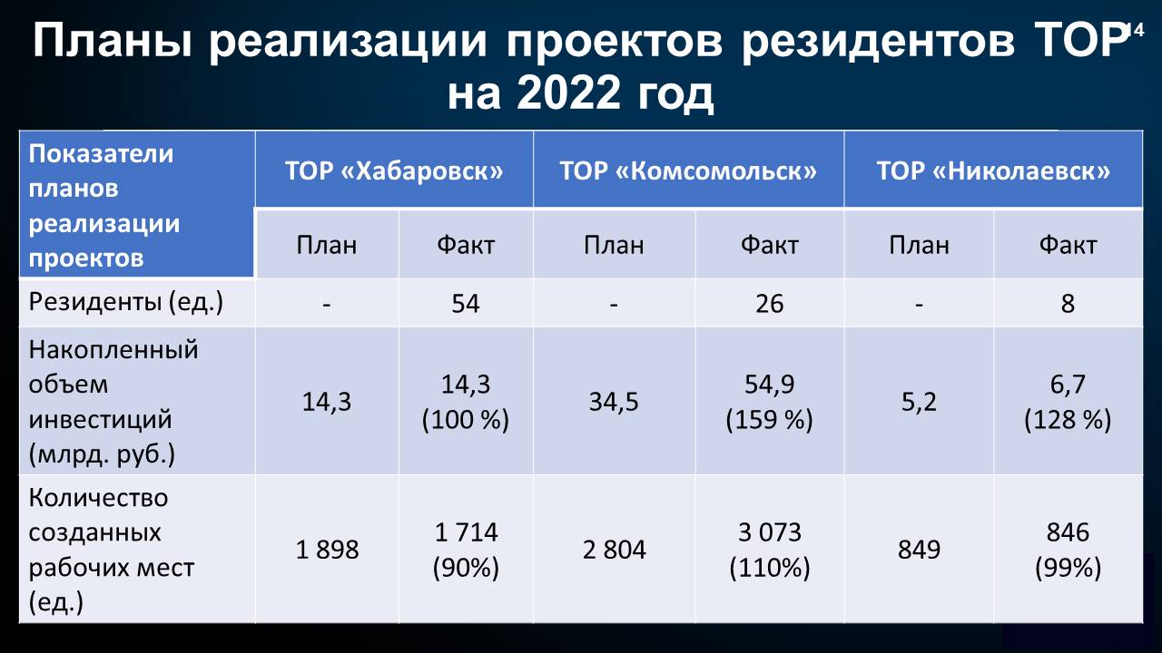 В Хабаровском крае оценили эффективность территорий опережающего развития