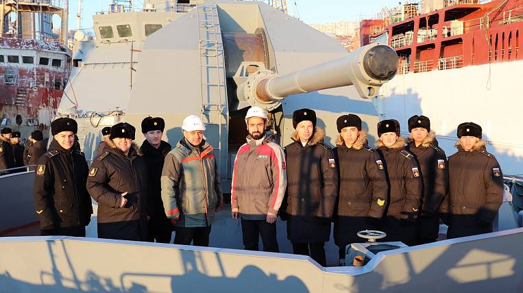 Mooring trials of the corvette "Rezky" began in Vladivostok